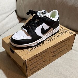 Nike Black and White Low-Top Sneakers